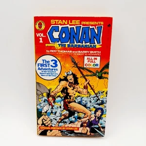Stan Lee Presents CONAN The Barbarian Vol. 1 ACE Pocket Book 1978 PB comic - Picture 1 of 14