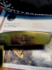 Scotty Cameron Gold Plated 2000 Honda Classic Winner Dudley Hart - Picture 1 of 4