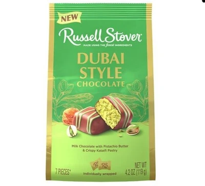 Dubai Style Milk Chocolate Bag 7 Pieces 4.2oz  Best Tasting Chocolate - Image 1 of 4
