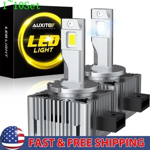 AUXITO D3S D3R LED Headlight Bulbs Kit 6000K White HID Conversion Lamp 1-10Set - Picture 1 of 9