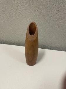 Vintage Mid Century Modern MCM Teak Atom Kerzenhalter Vintage 60er Jahre Holz - Bild 1 von 7