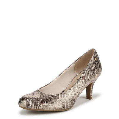 LifeStride Womens Parigi Pumps Taupe Foiled Snake 6 N - Image 1 of 4