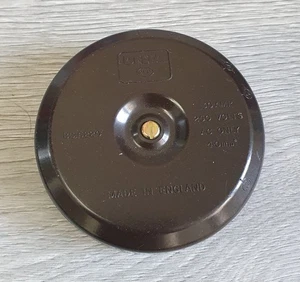 Vintage Anschlussdose Delta Made in England 30 Amp 250 Volt nur AC braun - Bild 1 von 3