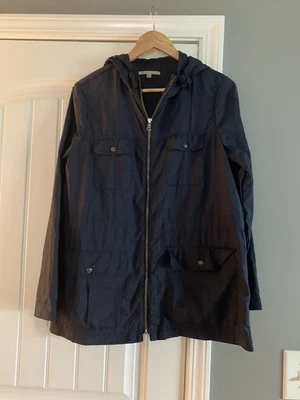 Gap женщин синий ветровка / дождевик стиль куртка размер маленький - Изображение 1 из 4
