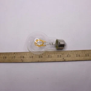 Feit Electric Dimmable Vintage LED Light Bulb Glass Clear Soft White A19 40W - Picture 1 of 4