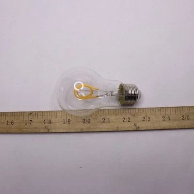 Feit Electric Dimmable Vintage LED Light Bulb Glass Clear Soft White A19 40W - Image 1 of 4