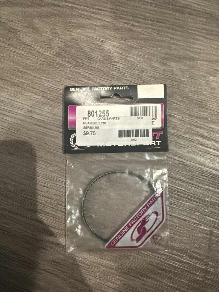 Serpent Vintage RC Car Part # 801255 Rear Timing Belt 4MM for Impulse - Image 1 of 2
