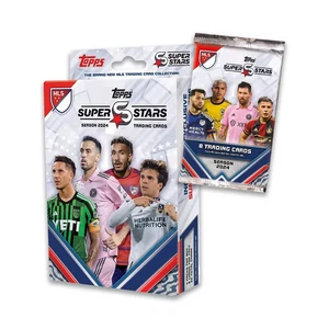 2024 Topps MLS Super Stars Soccer Trading Card Hanger Box (32 Cards) Futbol - Picture 1 of 2