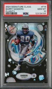 2024 Topps Signature Class — Fluidity Insert — Barry Sanders — 💎 MINT PSA 10 - Bild 1 von 3
