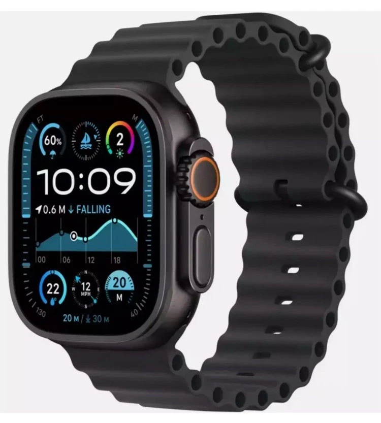 Apple Watch Ultra 2 2nd Gen GPS+Cellular 49mm Black Titanium Pristine Condition - Image 1 of 4