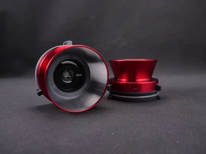 1 Pair Pro 1/4'' AKAI Red Nab Hub Adapters For Reel To Reel Tape Recorders - Picture 1 of 7