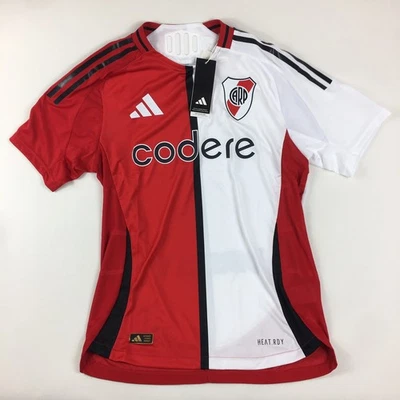Футболка Adidas River Plate третья подлинная 24/25 белая красная средний размер IV8190 - Изображение 1 из 4