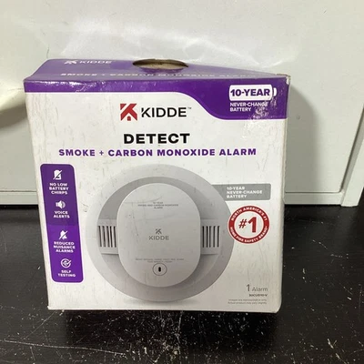 🔥 Kidde Detect 30CUD10-V Humo + Monóxido de Carbono Alarma Alertas de Voz 10YR Batt Foto 1 de 4