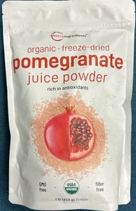 Micro Ingredients Organic Pomegranate Juice Powder 1 lb Exp.03/27 New - Picture 1 of 3