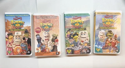 VHS Lot Adventures of Timmy Tooth Screener Big Mouth Eye For Tooth Rainy Day - Image 1 of 4