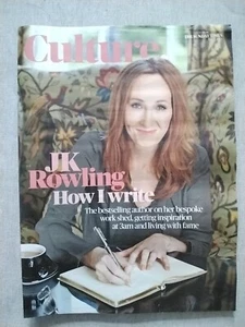 Sunday times culture magazine 5th May 2024 JK Rowling Exclusive Interview - Picture 1 of 1