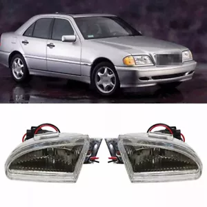 2x For Mercedes Benz C Class W202 Fog light Front Turn signal Fog Lamp 1994-2004 - Picture 1 of 7