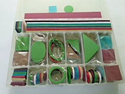 Lote de álbumes de recortes, diarios, manualidades en papel con formas de cartulina geométrica Foto 1 de 4