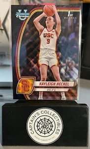 2024-25 Topps Bowman Chrome U Basketball Kayleigh Heckel Black Wave Refractor - Picture 1 of 2