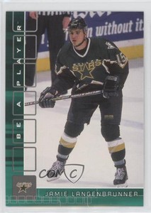 2001-02 ITG Be A Player Memorabilia Emerald /10 Jamie Langenbrunner #114