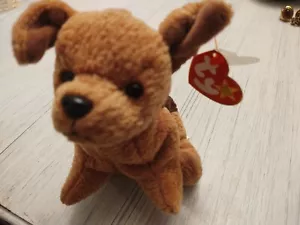 TY Beanie Baby - TUFFY il cane Terrier - 1996 - Foto 1 di 6