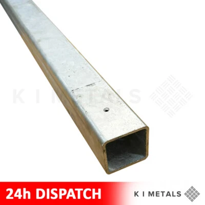 KI MATELS Galvanised Mild Steel Sections - Angle Iron, Square and Rectangle Box, Flat Bar