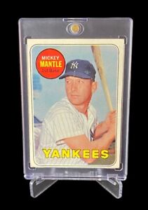 1969 Topps #500 Mickey Mantle VG-VGEX