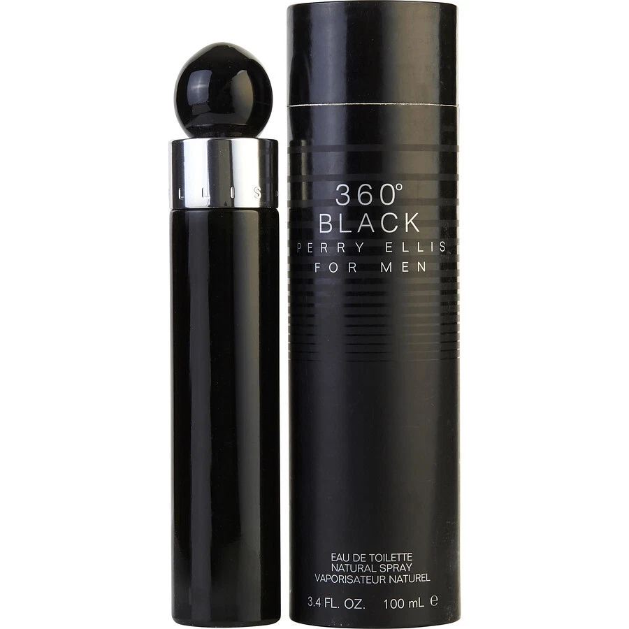 360 Black de Perry Ellis para hombre eau de toilette spray 3,4 oz Foto 1 de 1