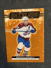 23-24 UD Series 2 Hockey Orange Dazzlers DZ-87 Nathan MacKinnon