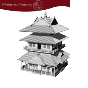 LaoYao 1/144 Chinese Style Landscape Garden Ancient Attic Chinoiserie Chinese - Picture 1 of 2