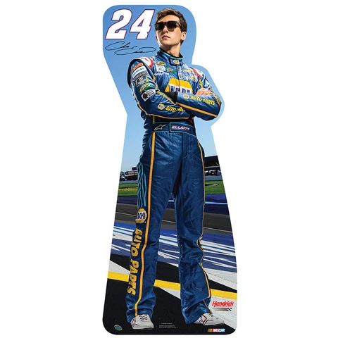 CHASE ELLIOTT #24 NASCAR Auto Racing CARDBOARD CUTOUT Standup Standee Poster F/S Cover