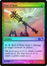 Rod of Ruin FOIL Magic 2014 / M14 NM Artifact Uncommon MAGIC MTG CARD ABUGames