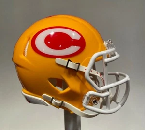 CLARKE CENTRAL HIGH SCHOOL GLADIATORS CUSTOM RIDDELL MINI HELMET  - Picture 1 of 12