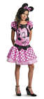 Girls Child Disney Mickey Club Pink Minnie Mouse Costume