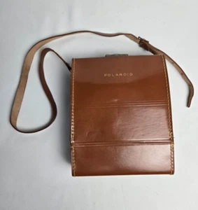 Vintage Leather Polaroid Case For J33 Land Camera & Assorted Accessories - Picture 1 of 13