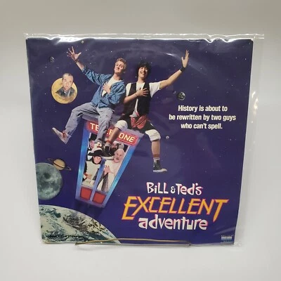 Bill & Ted's Excellent Adventure Laserdisc LD Movie Alex Winter Keanu Reeves - Image 1 of 4