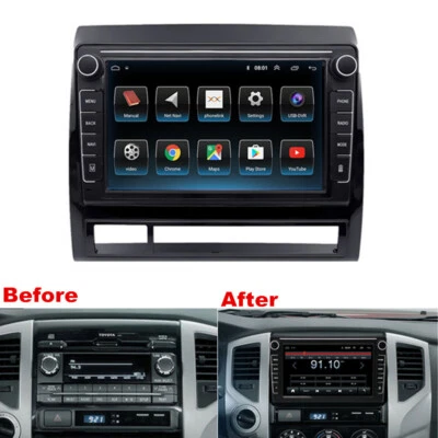 Radio estéreo reproductor GPS Android 10.1 de 8" 2+32 GB para Toyota Tacoma Hilux 2005-2013 Foto 1 de 4