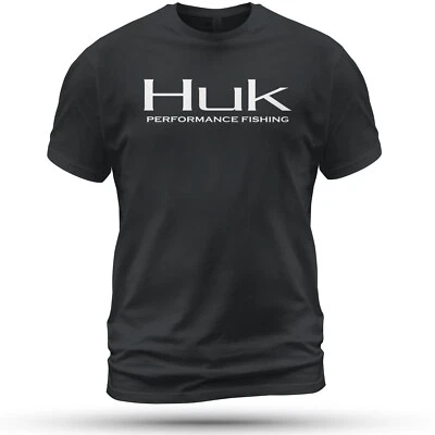 Camiseta HUK Performance Logo de Pesca Divertida Talla S-5XL Hecha en EE. UU. Foto 1 de 2