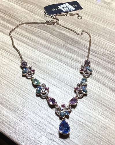 GIVENCHY COLLANA MULTICOLORE LUNGA 16 19 POLLICI