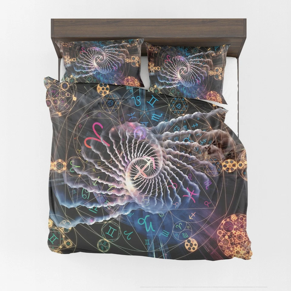 Astral Comforter or Duvet Cover zodiac bedding astrology comforter - Image 1 of 1