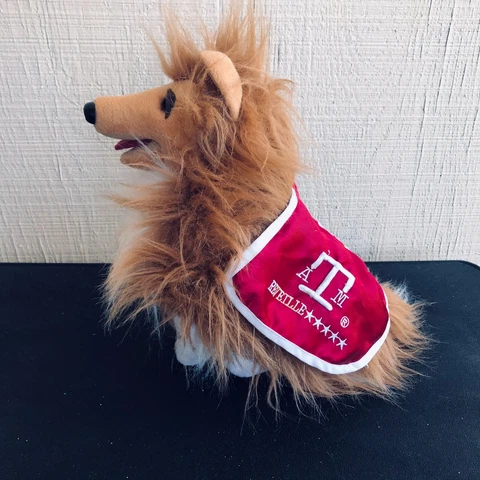 Texas A&M Aggies 11” Plush Mascot Reveille Collie Dog Musical Cover