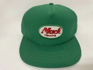 Vintage Mack Trucks grün Trucker Snapback Mütze Kappe Patch Logo Made in USA - Bild 1 von 3