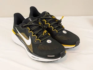 NUOVE scarpe da corsa Nike Air Zoom Pegasus 41 Pittsburgh Steelers taglia 9,5 FZ5097-001 - Foto 1 di 13