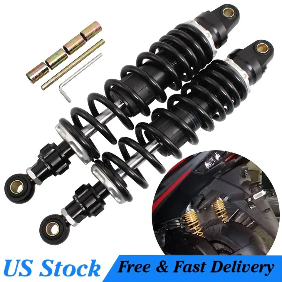 Amortiguadores traseros de motocicleta de 14" 360 mm suspensión universal para Honda ATV Foto 1 de 4