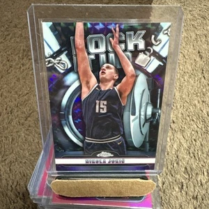 NIKOLA JOKIC 2024-25 TOPPS CHROME LOCK IT UP PURPLE GEOMETRIC #LIU-2 - Picture 1 of 2