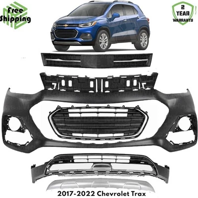 Front Bumper Cover Fascia & Grille Assembly Kit For 2017-2022 Chevrolet Trax Foto 1 de 4