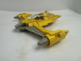 Star Wars Lego Set 7141 Naboo Fighter Ship Plus Qui-Gon Jinn Mini Fig Nice