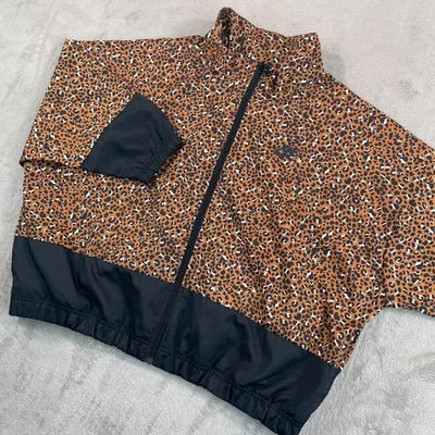 Nike Sportswear NSW Chaqueta Tejida Mujer Grande Desierto Ocre/Negro Estampado Leopardo Foto 1 de 4
