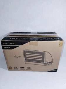 40 Watt voll abgeschnittene LED Wandleuchte Außen 5000K ETL DLC ersetzt 200-300HID - Bild 1 von 4