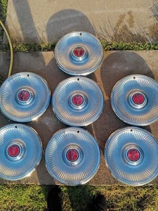 14"1979-81 Pontiac Lemans Phoenix Hubcaps - Picture 1 of 2